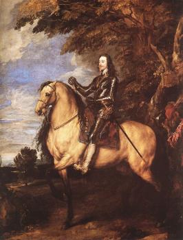 Anthony Van Dyck : Charles I on Horseback
